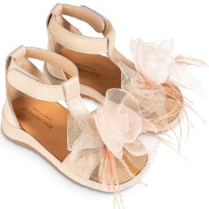 Πέδιλο με Λουλούδι BS3588 Εκρού Νουντ