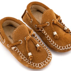 Καστόρινο Δετό Μοκασίνι BW4139 Ταμπά