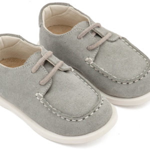 Καστόρινο Δετό Μοκασίνι BW4315 Γκρι