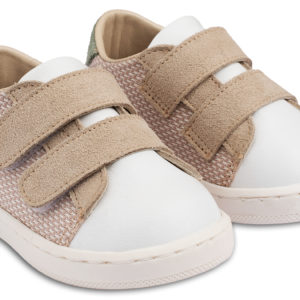 Sneakers Διπλή Μπαρέτα Χρατς PRI2104 Μπεζ Λευκό Μέντα