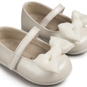 Γοβάκι Μονή Μπαρέτα με Φιόγκο PRI2525 Εκρού