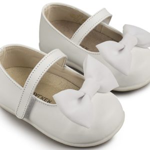 Γοβάκι Μονή Μπαρέτα με Φιόγκο PRI2525 Λευκό